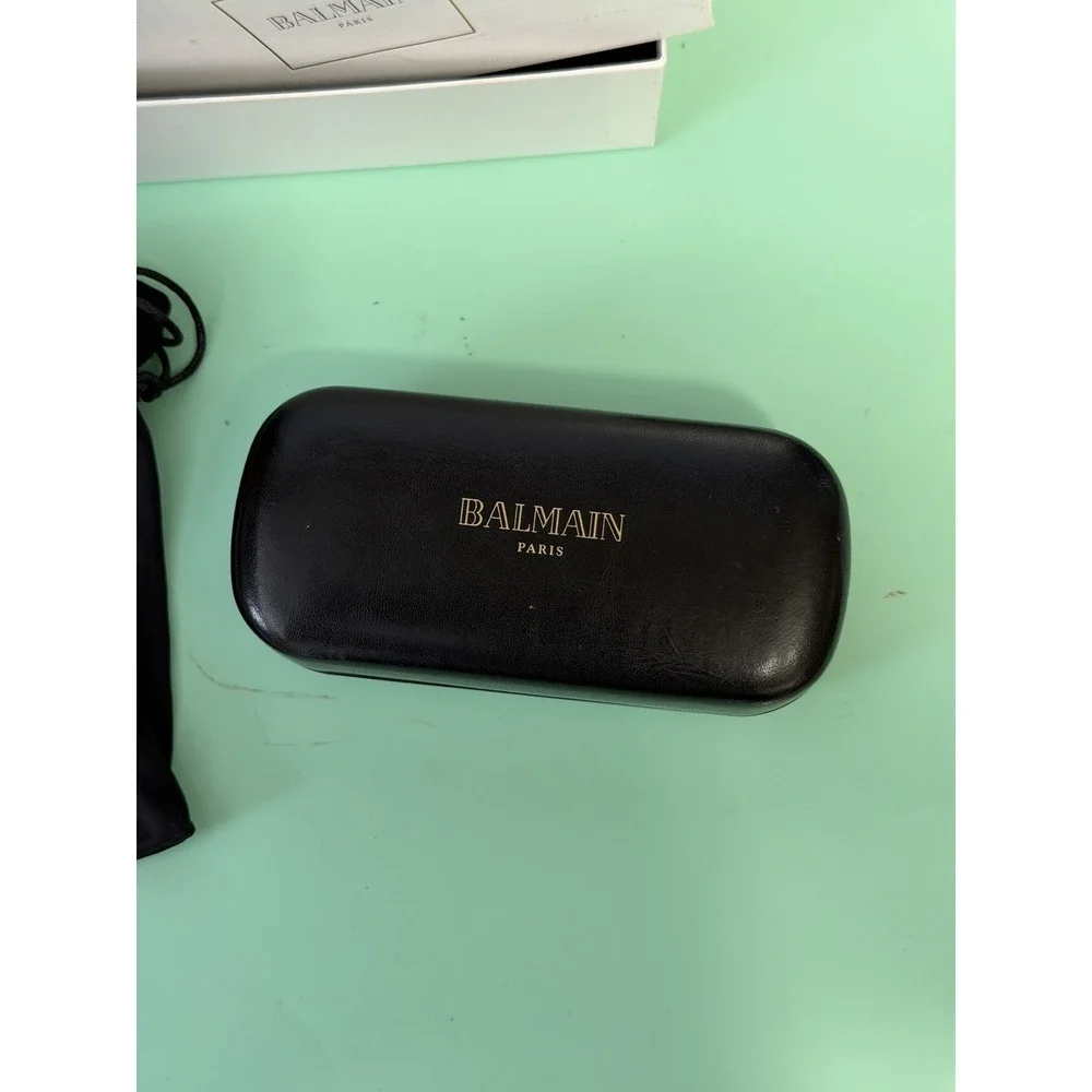 Balmain Paris Eyewear Case‎ & Pouch Set Hard Case Sunglasses Accessory